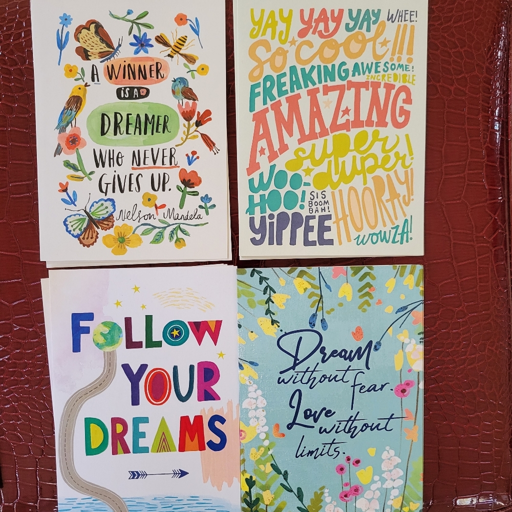 Greeting Cards ~ NWT ~ Happy, Positive, Kindness ~ Colorful ~ FINAL PRICE! - Picture 2 of 16